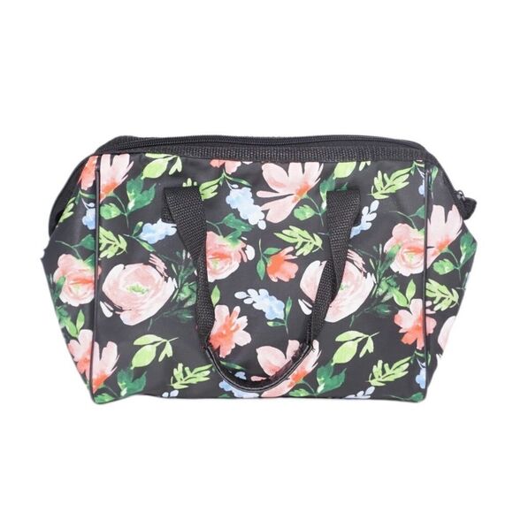 Nicole Miller Insulated Waterproof Floral Patterned Lunch Box / Cooler Bag - Picture 1 of 9
